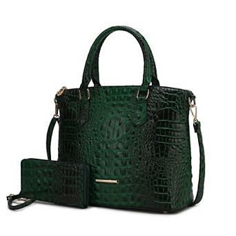 MKF Collection Croc-Embossed Tote Bag & Wristlet Wallet by Mia K