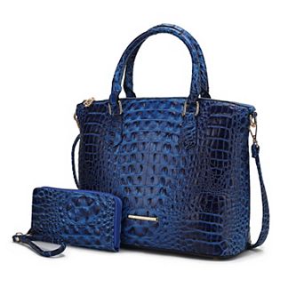 MKF Collection Croc-Embossed Tote Bag & Wristlet Wallet by Mia K