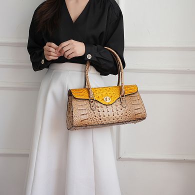 MKF Collection Liviana Croc-Embossed Shoulder Bag by Mia K