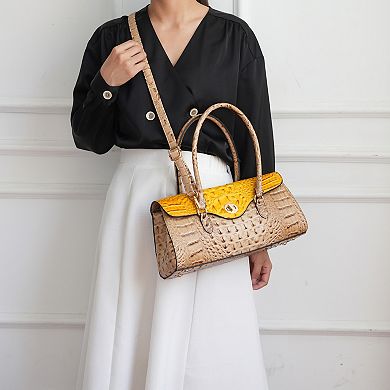 MKF Collection Liviana Croc-Embossed Shoulder Bag by Mia K