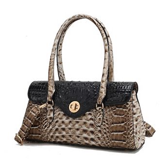 MKF Collection Liviana Croc-Embossed Shoulder Bag by Mia K