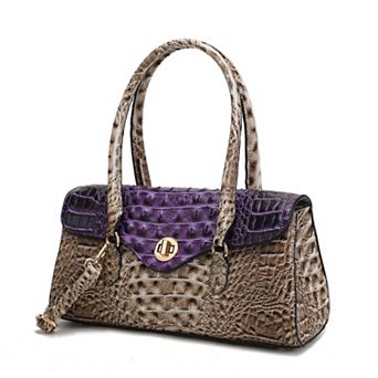 MKF Collection Liviana Croc-Embossed Shoulder Bag by Mia K