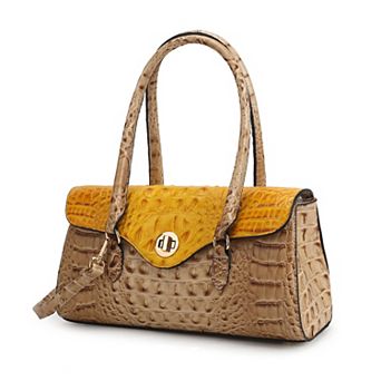 MKF Collection Liviana Croc-Embossed Shoulder Bag by Mia K