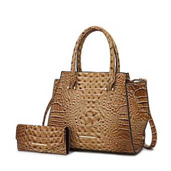MKF Collection Viridiana Croc-Embossed Tote Bag & Wallet Set by Mia K