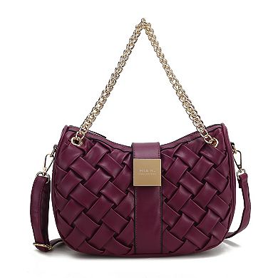 MKF Collection Solari Braided Chain Shoulder Bag by Mia K