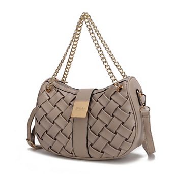 MKF Collection Solari Braided Chain Shoulder Bag by Mia K