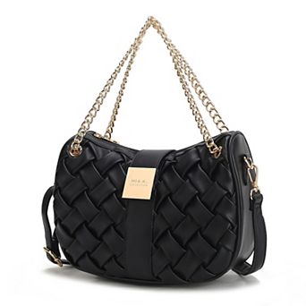MKF Collection Solari Braided Chain Shoulder Bag by Mia K