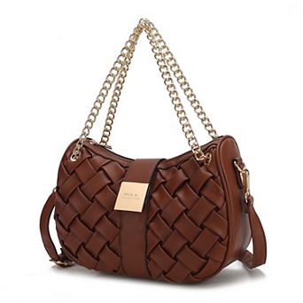 MKF Collection Solari Braided Chain Shoulder Bag by Mia K