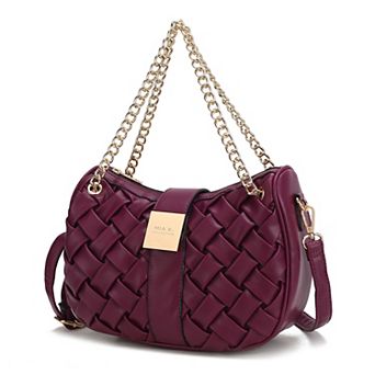 MKF Collection Solari Braided Chain Shoulder Bag by Mia K