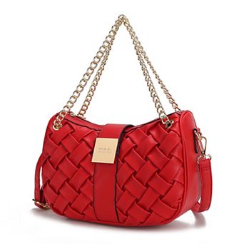 MKF Collection Solari Braided Chain Shoulder Bag by Mia K