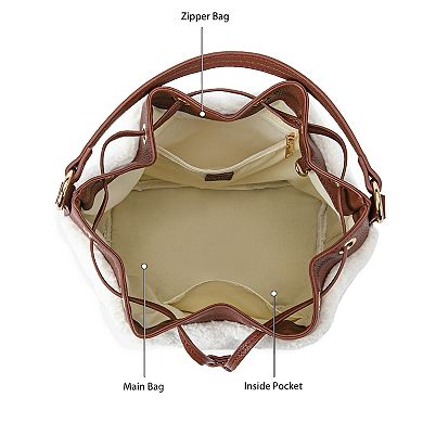 MKF Collection Saryn Bucket Shoulder Bag by Mia K