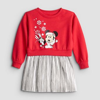 Baby & Toddler Girls Jumping Beans® /Disney's Minnie Mouse Sweatshirt Tutu Dress