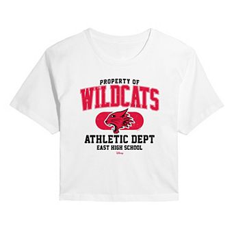 Juniors' Disney's High School Musical Property Of Wildcats Cropped Tee