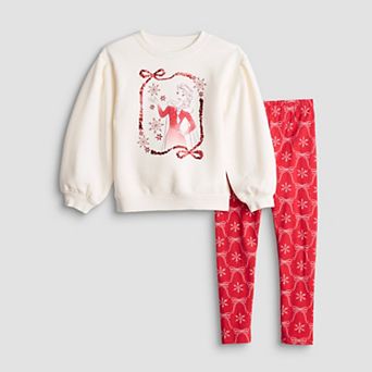 Girls 4-12 Jumping Beans® Disney's Frozen Elsa 2 pc Crewneck Sweatshirt & Legging Set