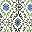 White Green Floral