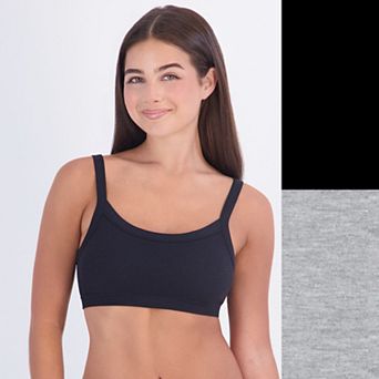 Juniors' SO® 2-Pack Straight Neck Bralette SO51-123P2