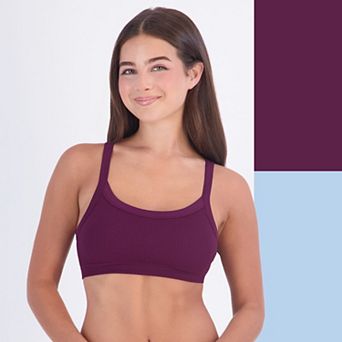 Juniors' SO® 2-Pack Straight Neck Bralette SO51-123P2