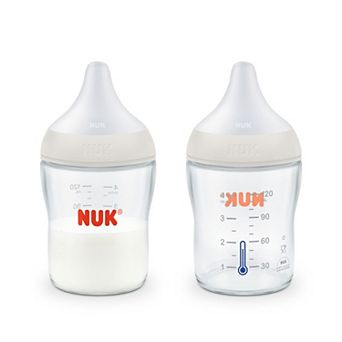 NUK Perfect Match 2 pc 4 oz. Glass Baby Bottles