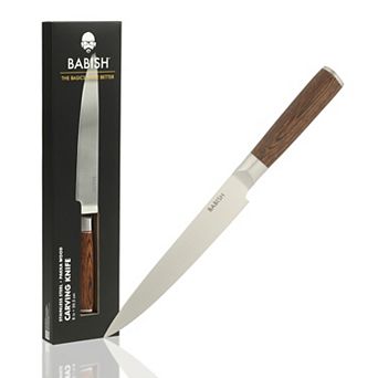 Babish High-Carbon 1.4116 German Steel 8 Inch Full Tang, Forged Carving Knife