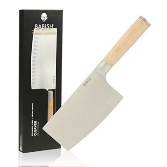 Babish High-Carbon 1.4116 German Steel 6.5 Inch Full Tang, Forged Clever Knife