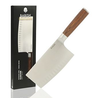 Babish High-Carbon 1.4116 German Steel 6.5 Inch Full Tang, Forged Clever Knife