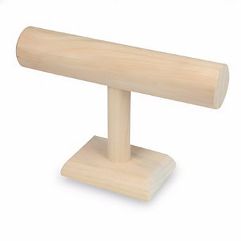 T-Bar Necklace Holder Stand, Hovering Jewelry Display for Home Organization