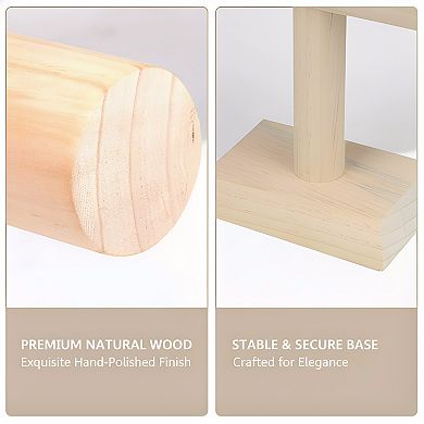 T-Bar Necklace Holder Stand, Hovering Jewelry Display for Home Organization