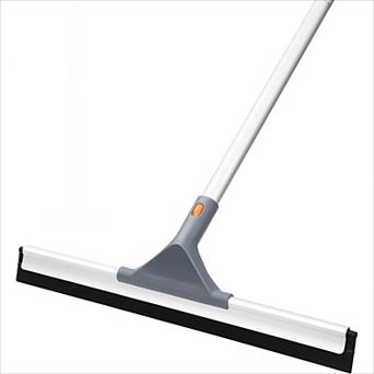 Heavy Duty Floor Squeegee Broom, Extendable 60" Aluminum Pole Rubber Blade