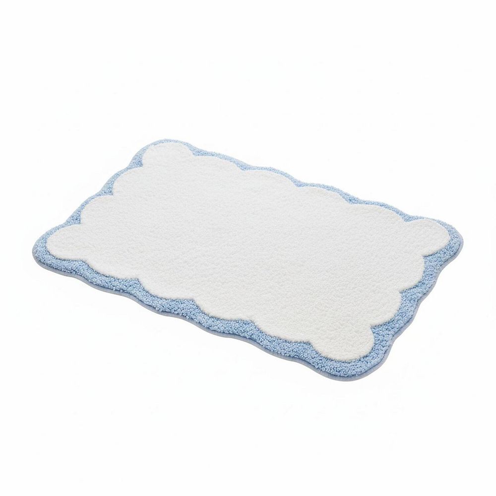 Luxury Microfiber Bath Rug Soft Absorbent Non Slip Aesthetic Shower Mat