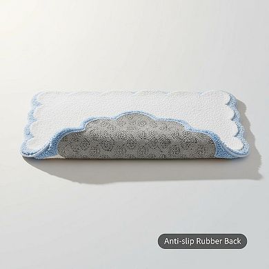 Luxury Microfiber Bath Rug Soft Absorbent Non Slip Aesthetic Shower Mat