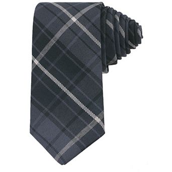 Men's Plaid Woven Self-tied Necktie Striped Skinny 2.8" for College Graduation