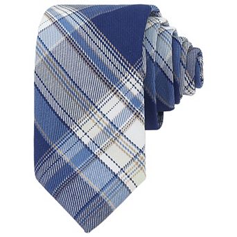 Men's Plaid Woven Self-tied Necktie Striped Skinny 2.8" for College Graduation