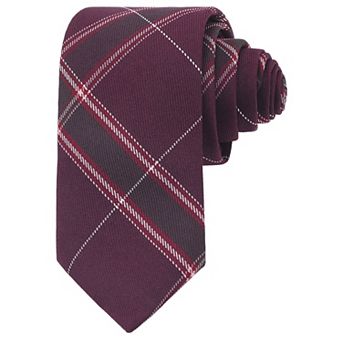 Men's Plaid Woven Self-tied Necktie Striped Skinny 2.8" for College Graduation