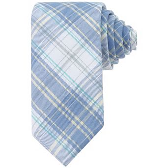 Men's Plaid Woven Self-tied Necktie Striped Skinny 2.8" for College Graduation