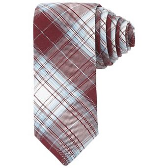 Men's Plaid Woven Self-tied Necktie Striped Skinny 2.8" for College Graduation