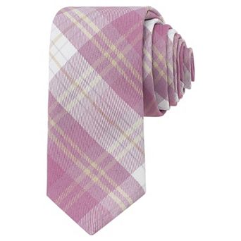 Men's Plaid Woven Self-tied Necktie Striped Skinny 2.8" for College Graduation