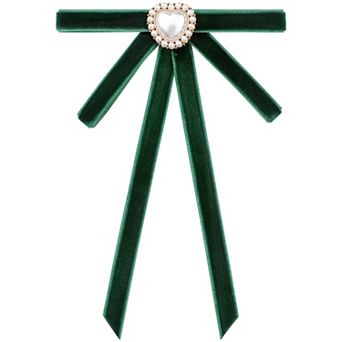 Women's Heart Beads Bow Tie Suitable Pre-tied Corsage Accessories
