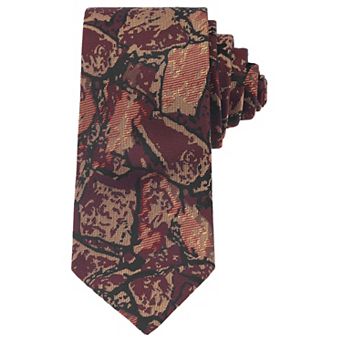 Men's Stripe Print Self-Tied Necktie Crown Flowers and Anchor for Graduation College