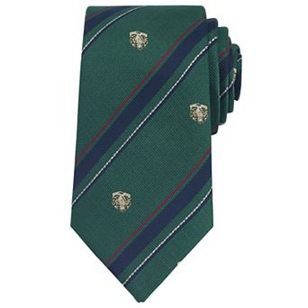 Men's Stripe Print Self-Tied Necktie Crown Flowers and Anchor for Graduation College