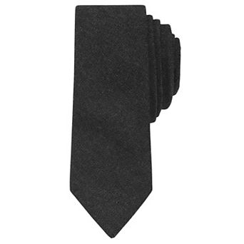 Men's Solid Denim Self-tied Necktie Skinny 2.4" for Wedding Business Casual