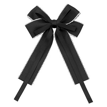Women's Ribbon Brooch Pin Collar Bow Ties One Size