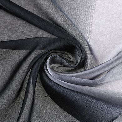 Women's Gradient Color Satin Scarves Soft Neckerchief Scarf Wraps Shawl