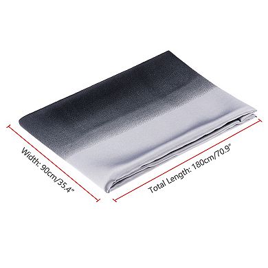 Women's Gradient Color Satin Scarves Soft Neckerchief Scarf Wraps Shawl