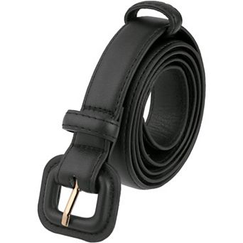 Women's 0.9" Width Pure Belts Causal Waistband Belt for Jeans Pants Dresses
