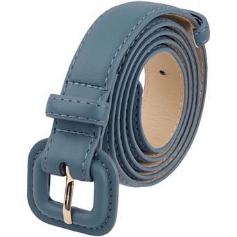 Women's 0.9" Width Pure Belts Causal Waistband Belt for Jeans Pants Dresses