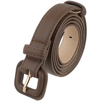 Women's 0.9" Width Pure Belts Causal Waistband Belt for Jeans Pants Dresses