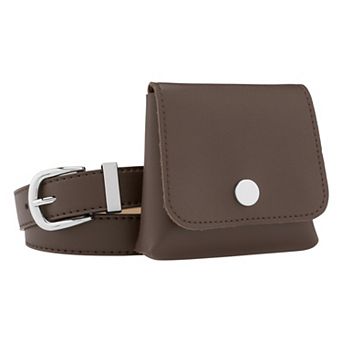 Women's Fanny Pack Belts with Removable Mini Pouch Small Purse Waist Belt Bag