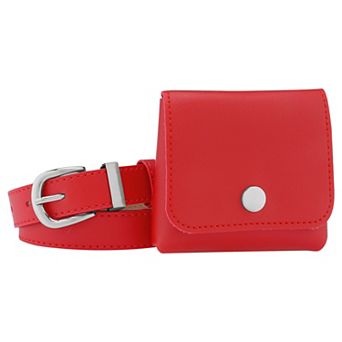 Women's Fanny Pack Belts with Removable Mini Pouch Small Purse Waist Belt Bag