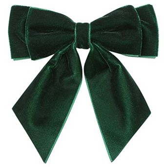 Women's Velvet Brooch Vintage Bow Pre-Tied Pin Bow Tie One Size