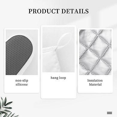 Wildflower Butterfly Oven Mitt and Pot Holder Set